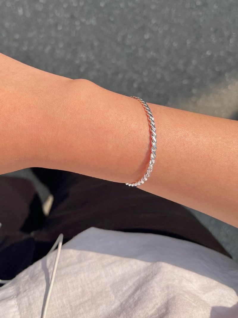 (silver925) Twist bangle