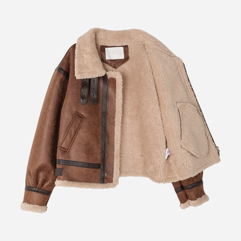 Dual Crop Leather Mustang