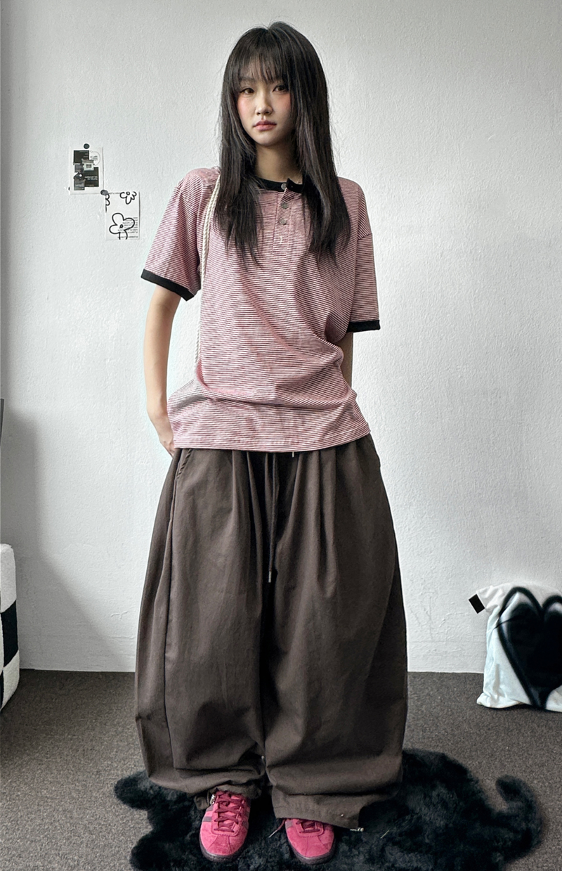 Treaty Multi String Cotton Long Pants 5 Colors
