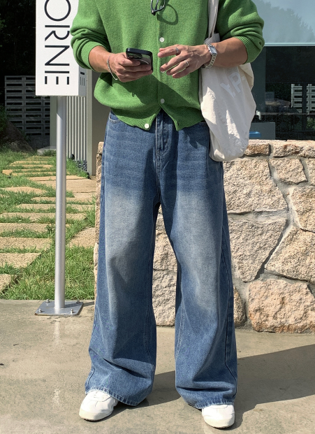 LOOKPLE（ルックプル）の「St. Catwashing Semi Balloon Wide Denim Pants（Pants）」