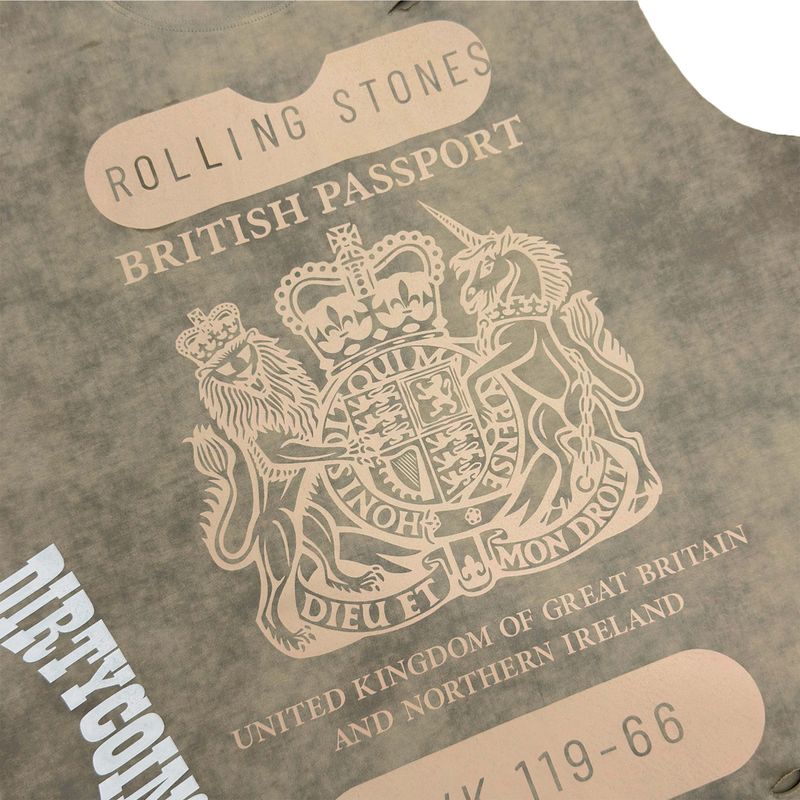 DC x The Rolling Stones British Passport Washed Tank Top