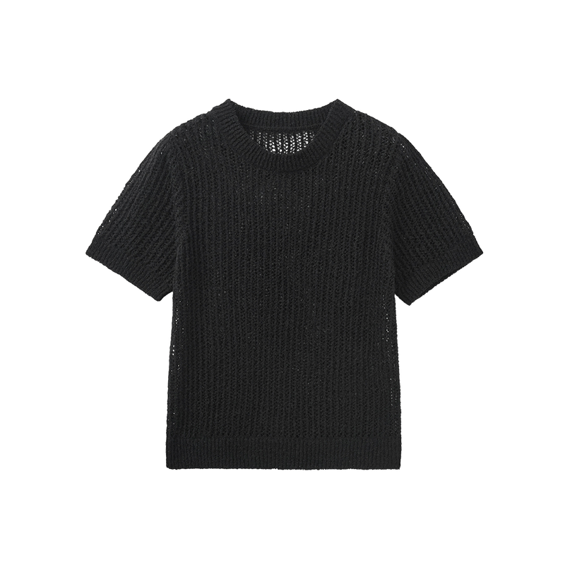 Melly Knit Top (Black)