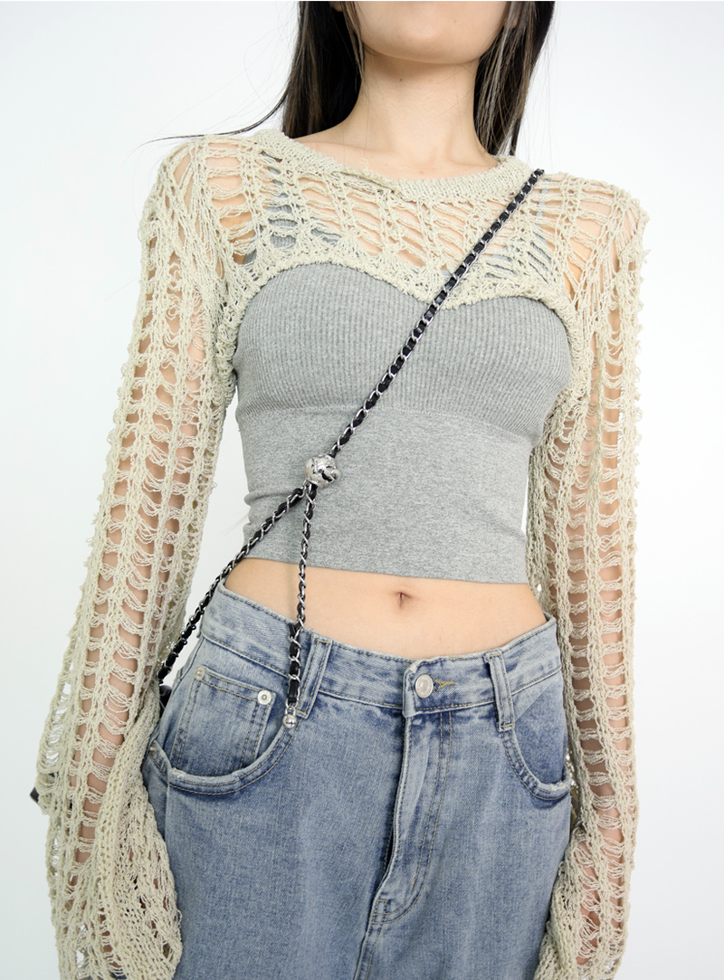 High-top Knit Bolero