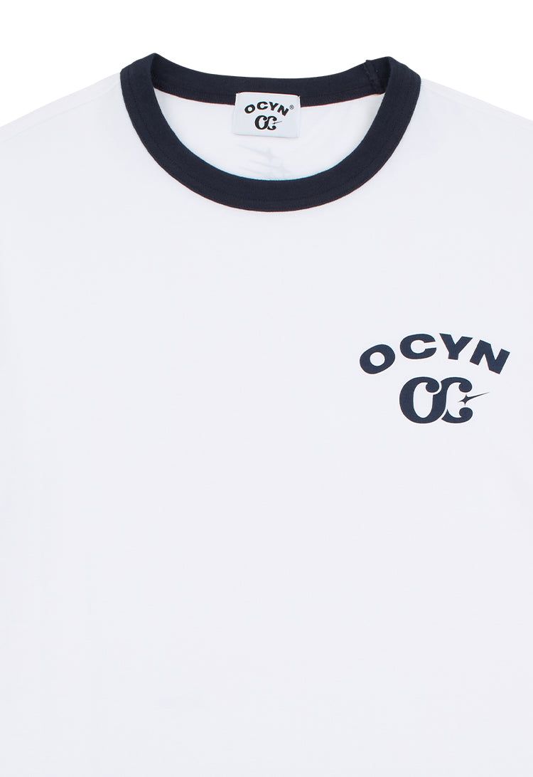 リンガーTシャツ ホワイト