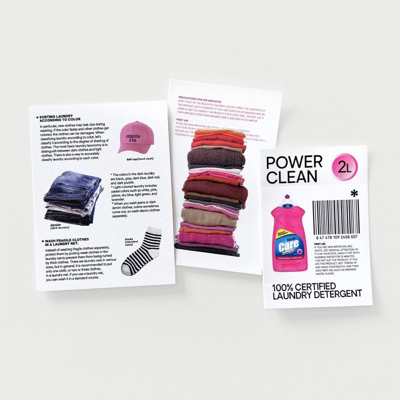 oab laundry pack / scrap sticker set