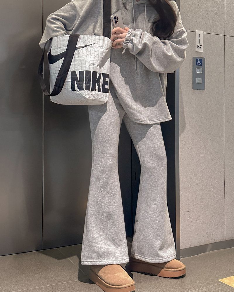 Hooded hoodie & pants set