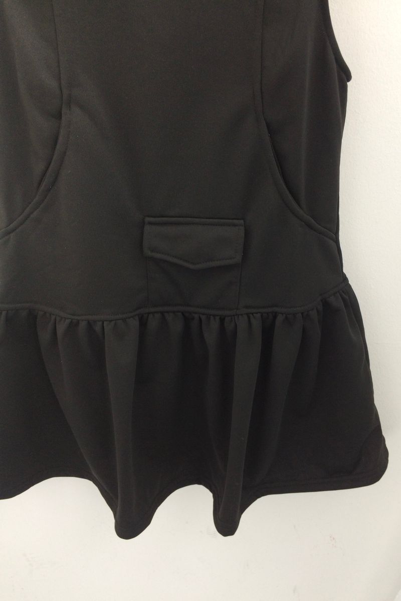 Pocket Flare Hooded Dress