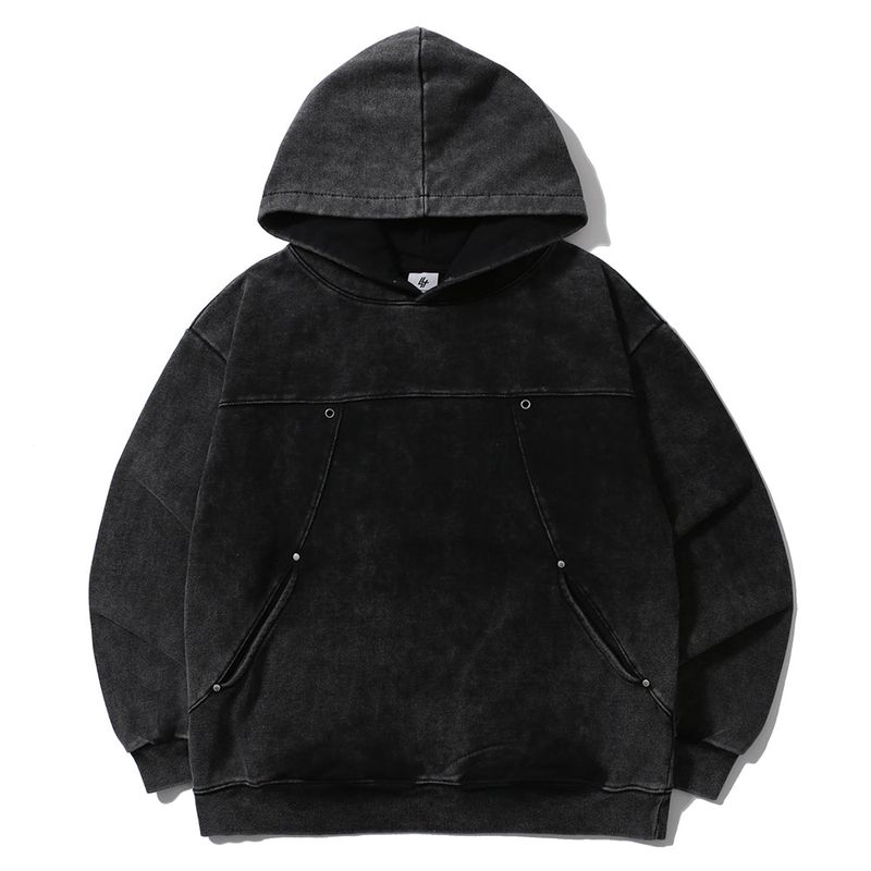 EYELET HOODIE