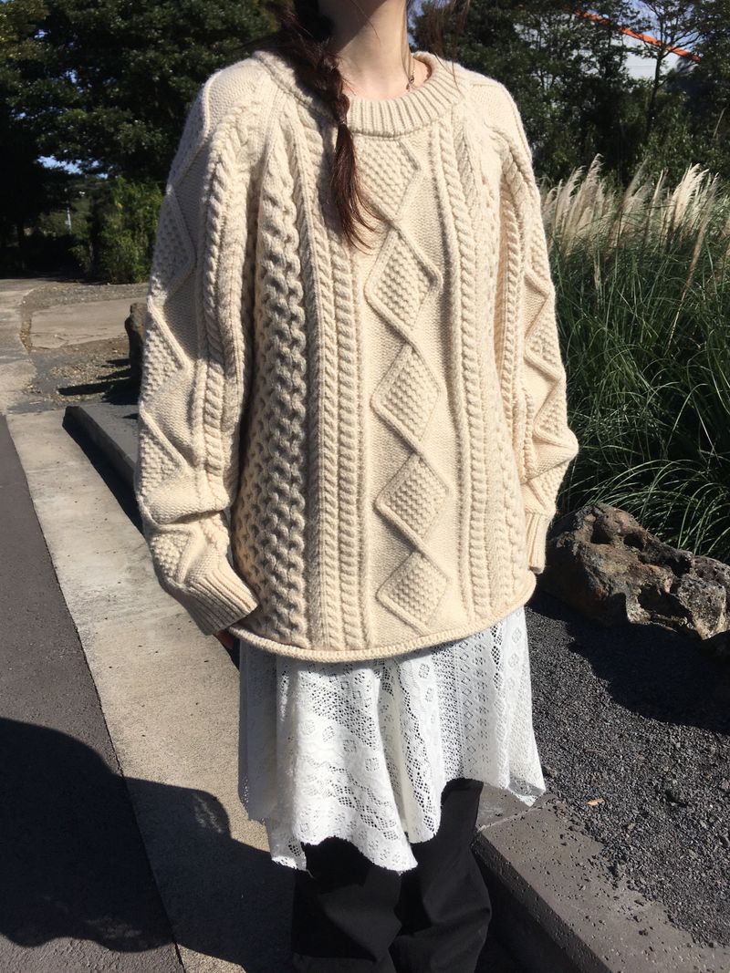 Note cable knitwear