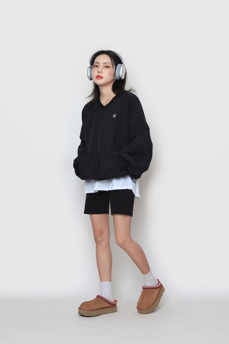 Anorak Warm-up String Sweatshirt