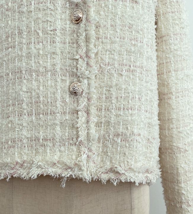 Keaz Surgical Fringe Tweed Jacket