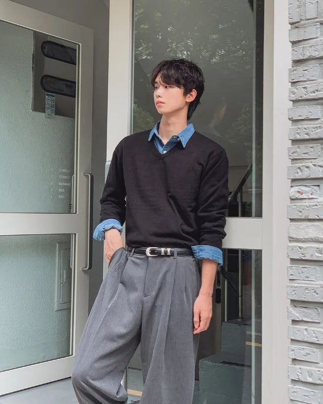 Lovent Basic V-neck Knit
