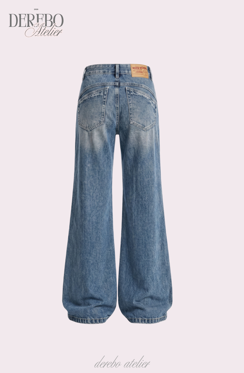 Days Light blue long fit denim pants