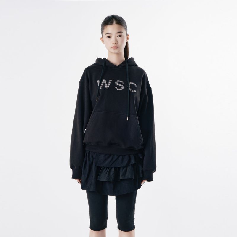 Wsc archive（ダブリューエスシーアーカイブ）の「Patch Logo hoodie 001（Tops）」