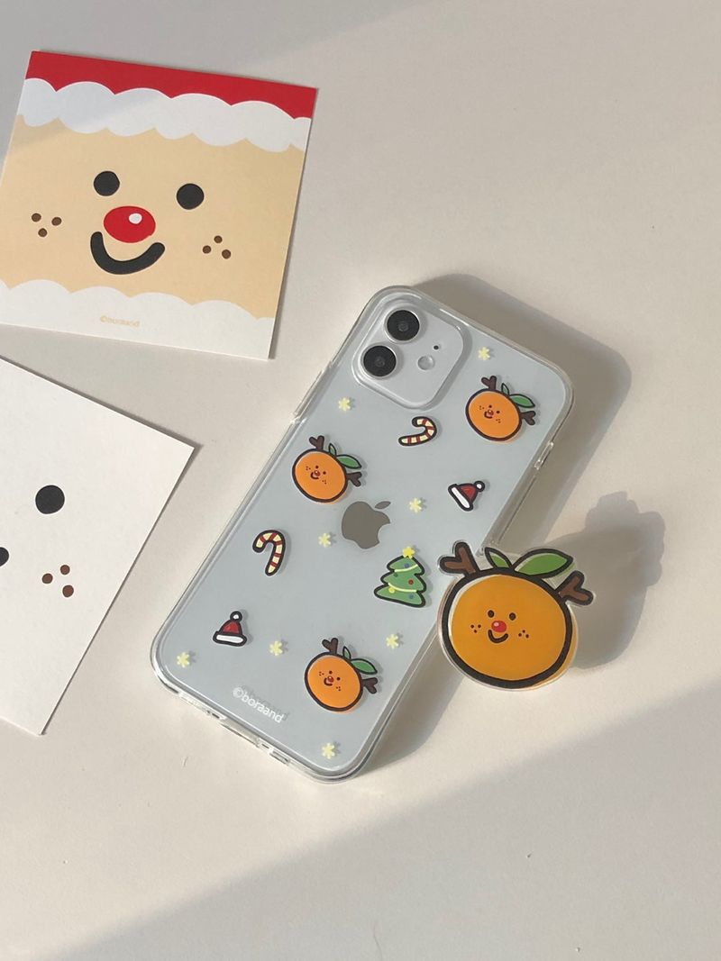 Rudolf tangerine jelly case (iphone case)