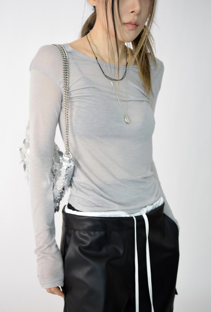 armpit shirring T(3color)