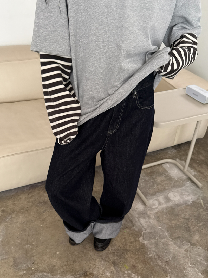 boxy fit layered T