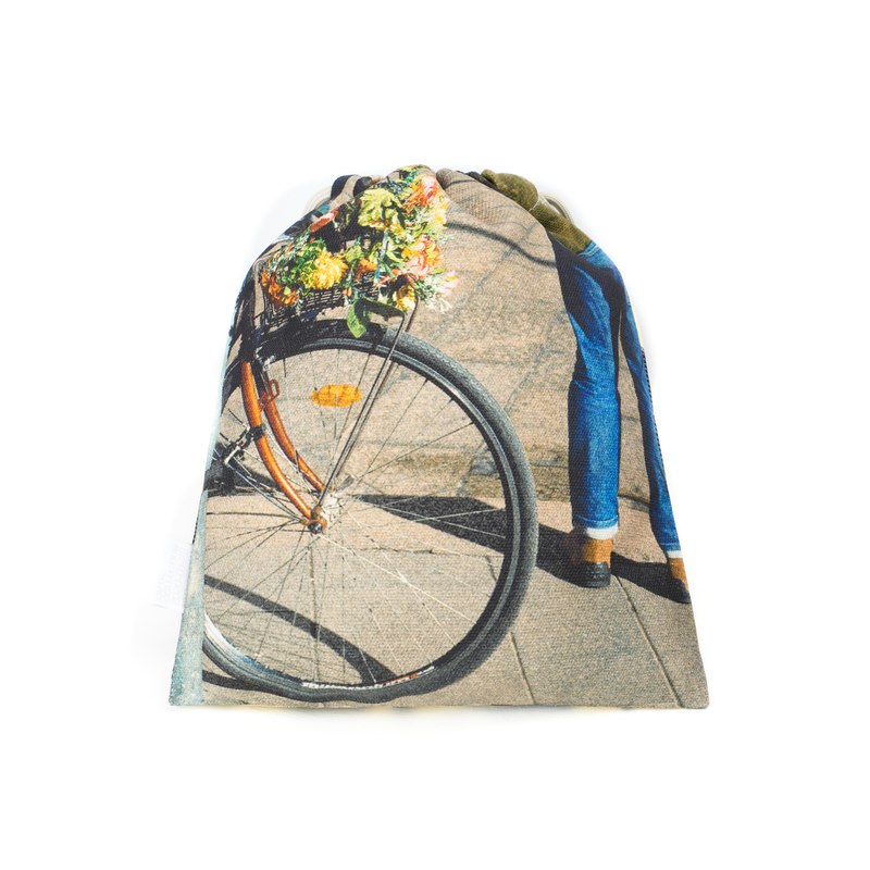 Printed Milan String Pouch [Milanese]
