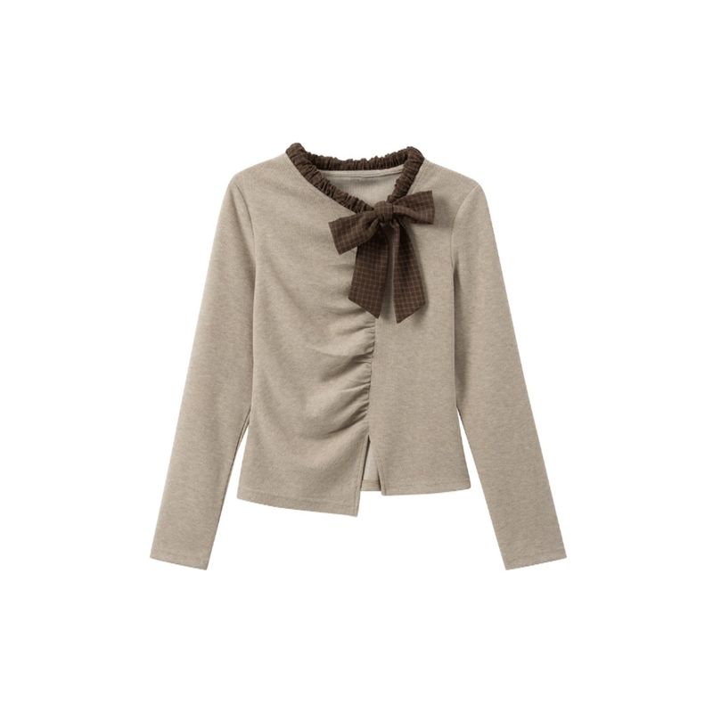Hazel Ribbon Shirring Knit Top