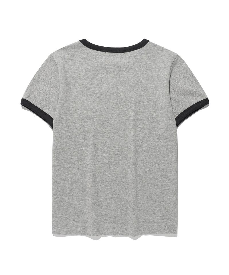 Kims Egg Bam Ringer Tee Grey (KIB6MFT509A)