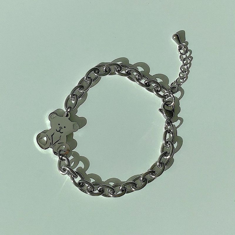 Heart pong bear bracelet