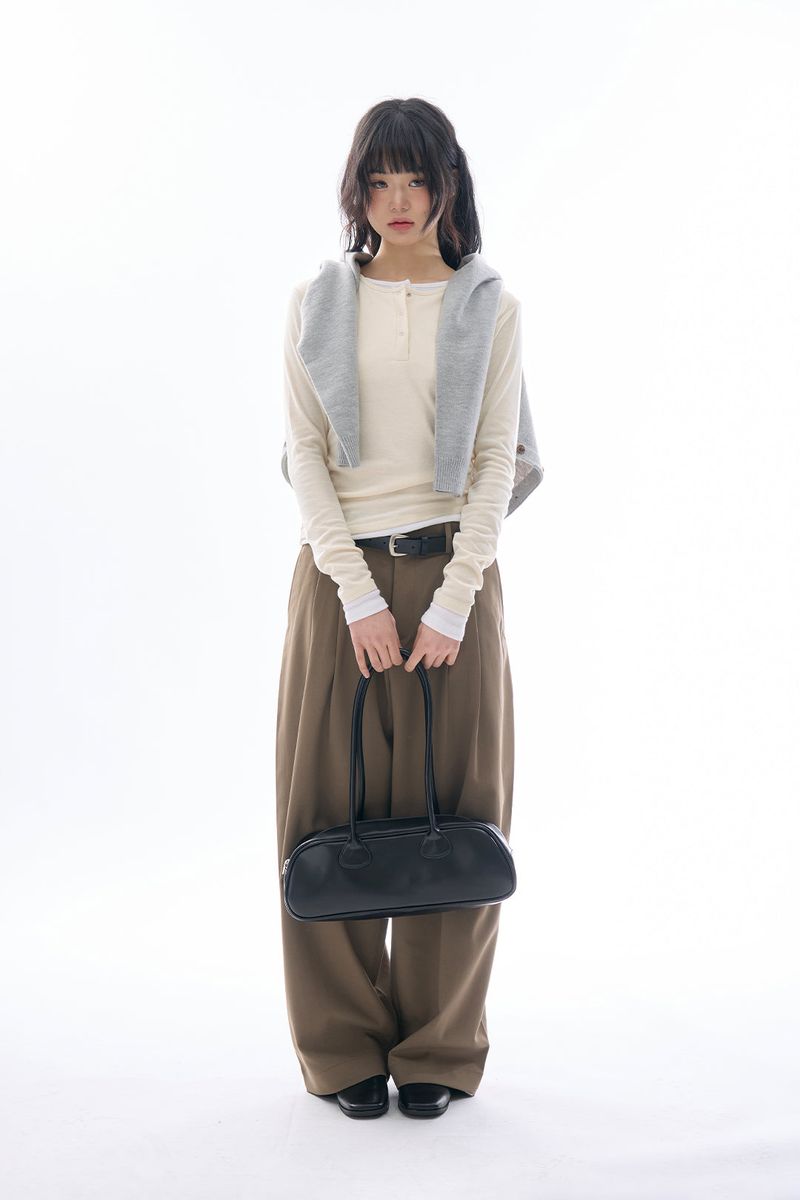 Arosa leather shoulder bag