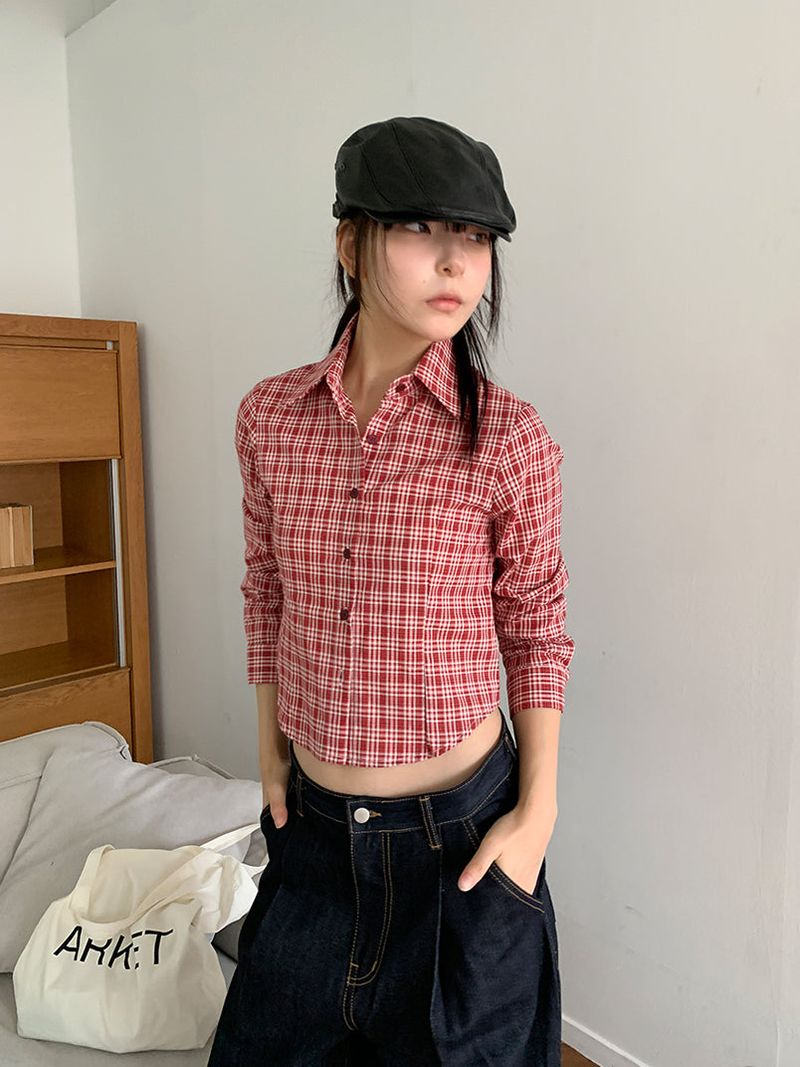 CHECK LINE SHIRT (3C)