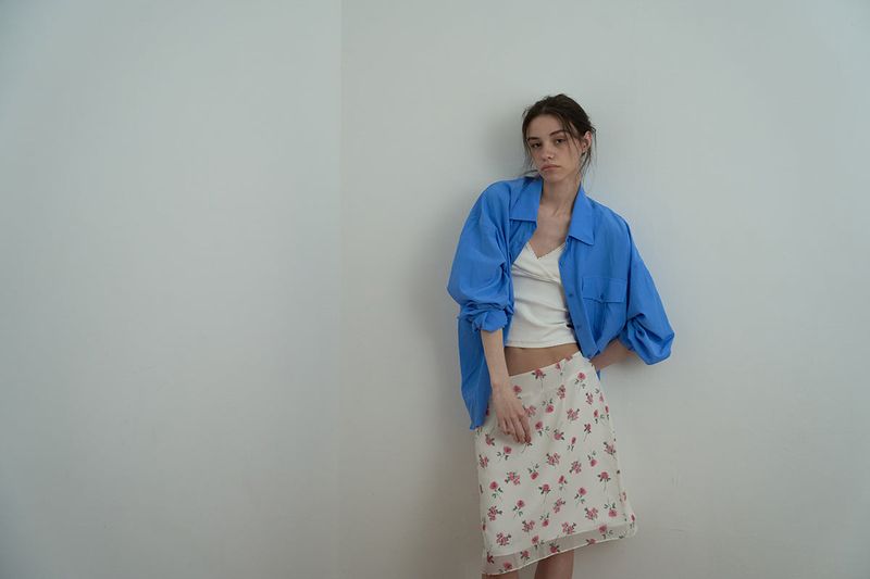 Pocket over shirt_blue