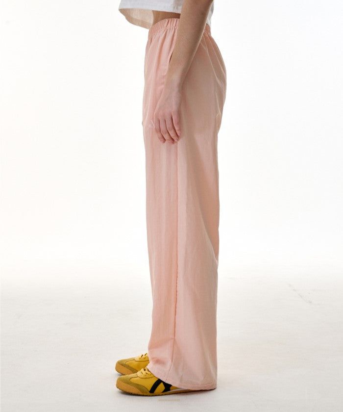 MUCENT SIGNATURE NYLON PANTS (Black, Light khaki, Pink)