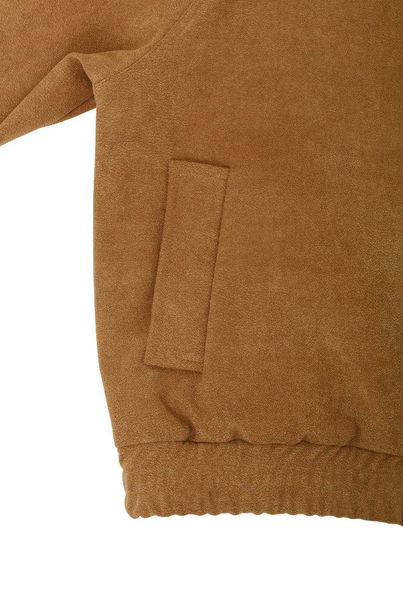 Eco Suede Stud Jumper (beige)