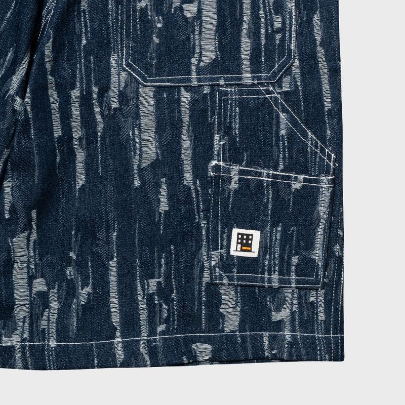 FELIX DENIM TWO TUCK WIDE SHORTS