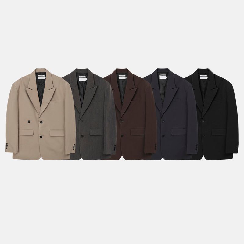 LMN First Oversized Fit Two-Burton Jacket (5 colors)