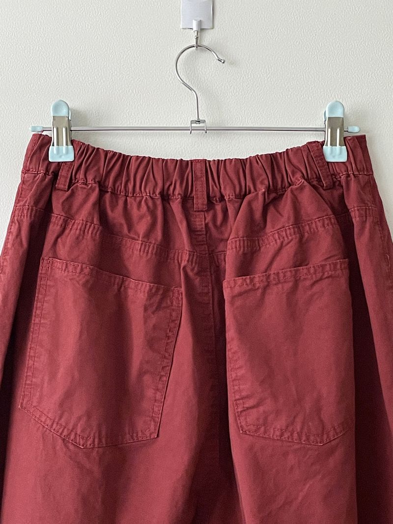 Amekaji wide pintuck pants