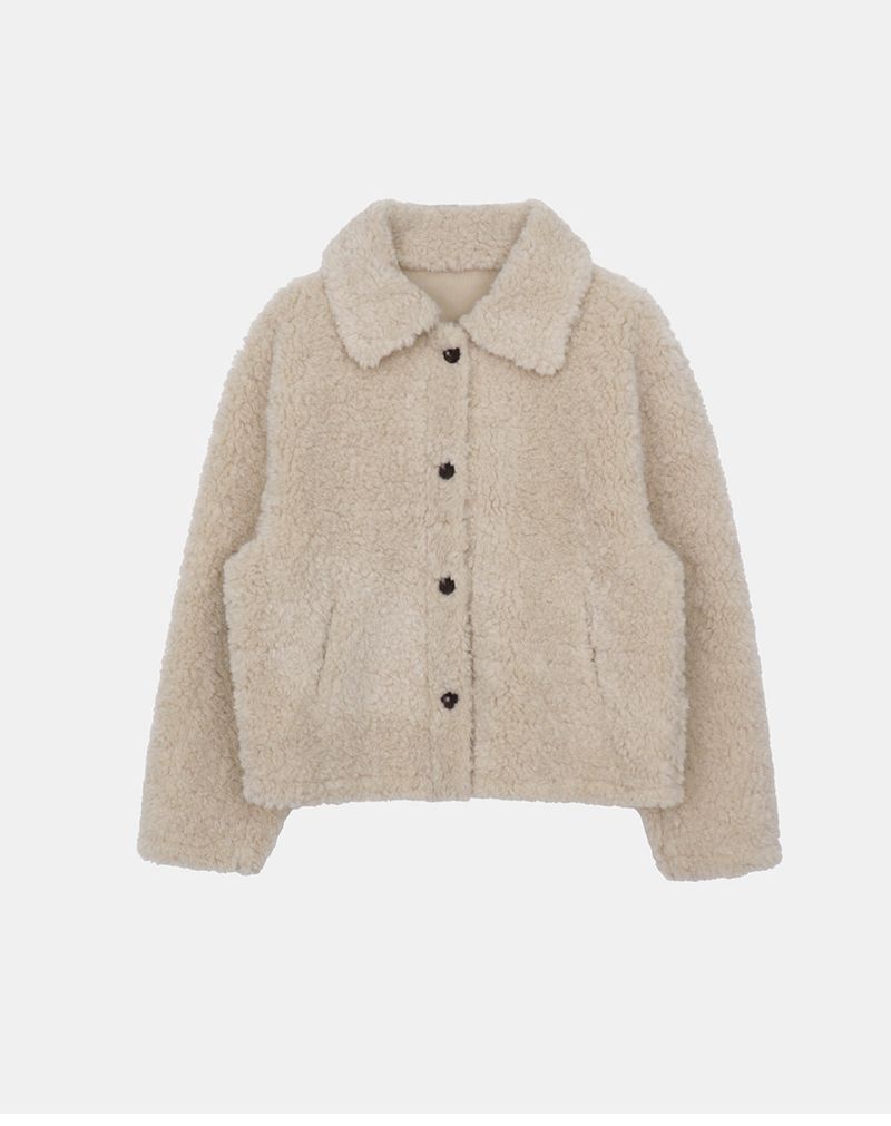 Dri Collar Fur Fleece Jacket