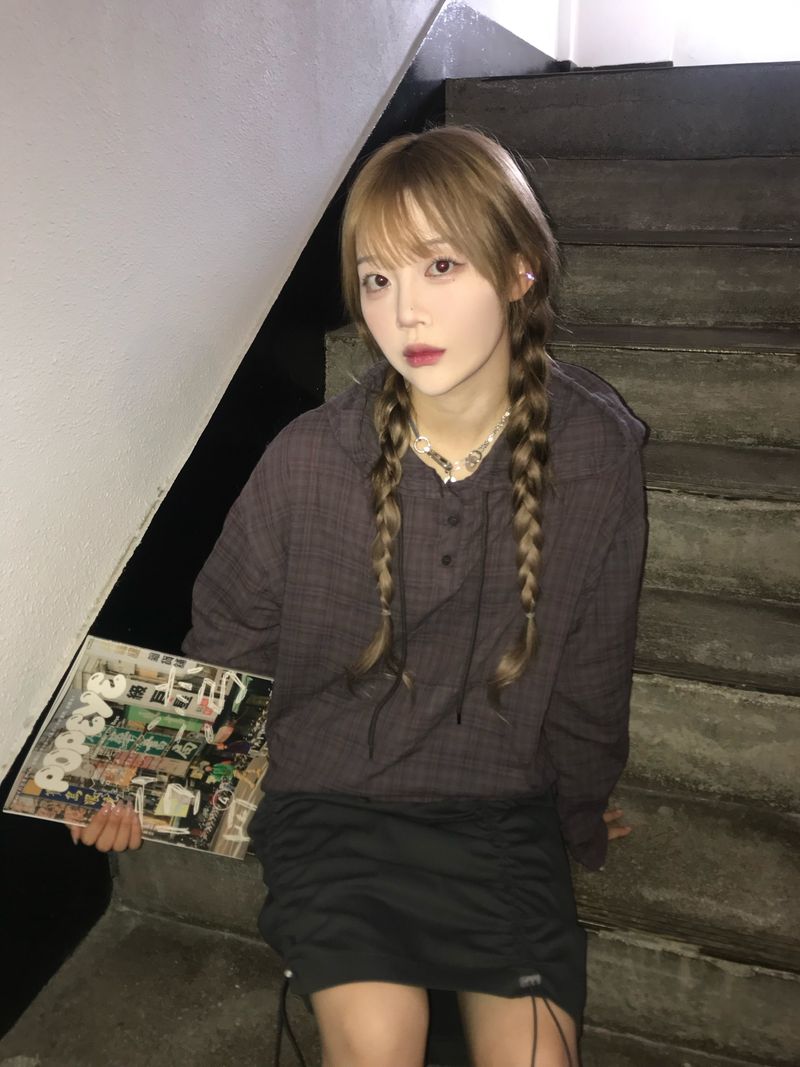 Appealing check hoodie