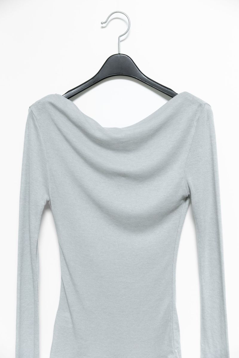 drape boat neck top(3colors)
