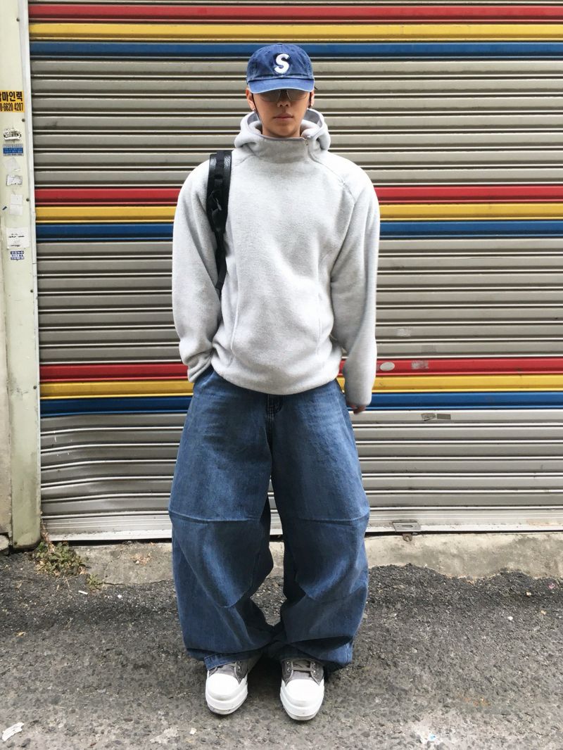 Burnett Double Pintuck Balloon Denim Pants 2C