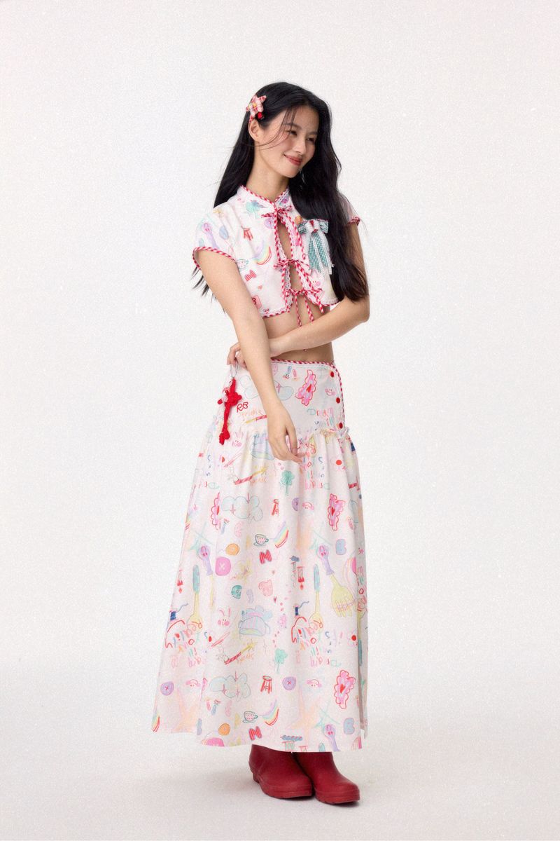 Dear Days Maxi Skirt (Cream)