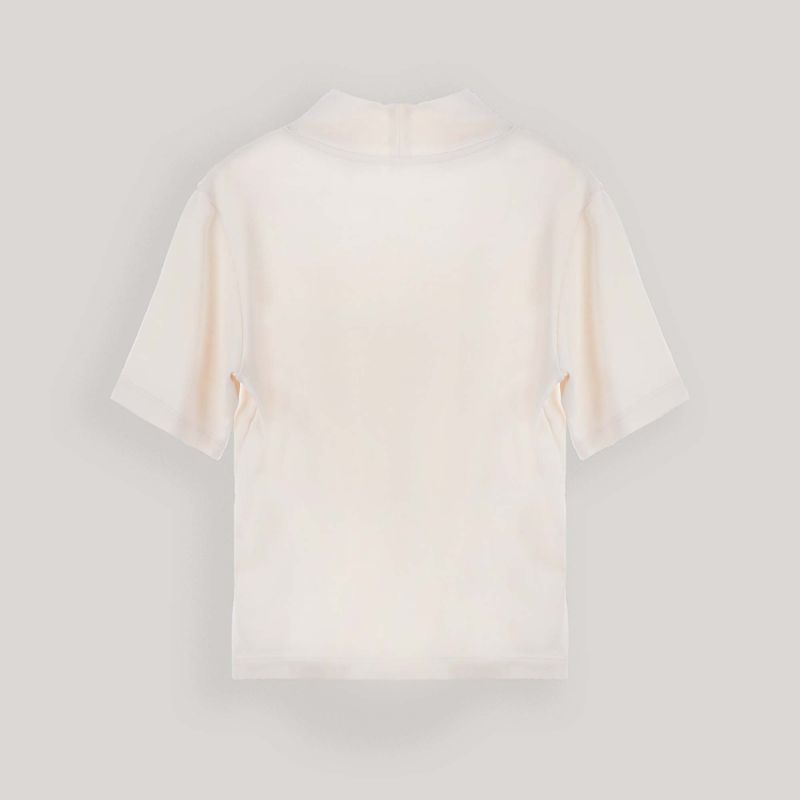 Cream Drape T-Shrits