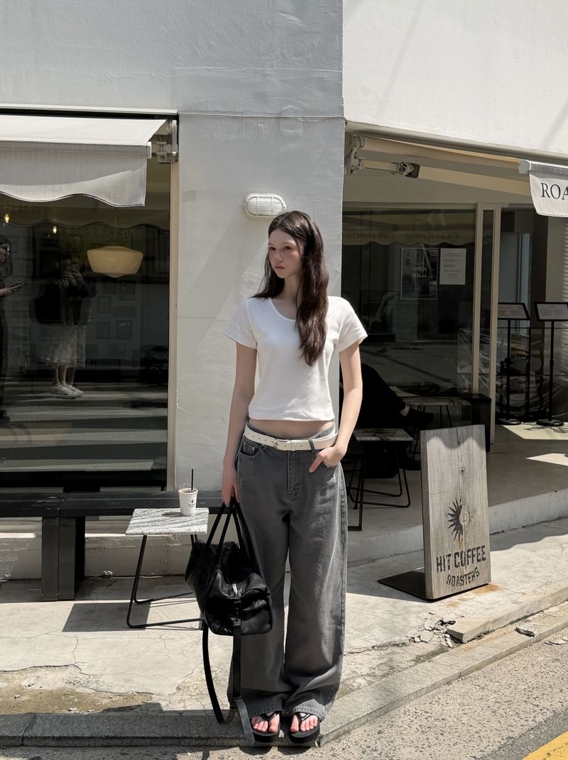 [ORIGINAL] Vine Straight Wide Denim Pants