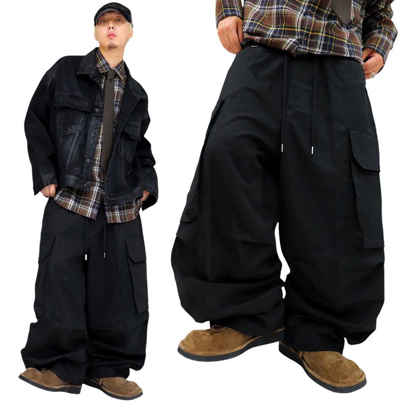 Big Pocket Cotton Balloon Pants