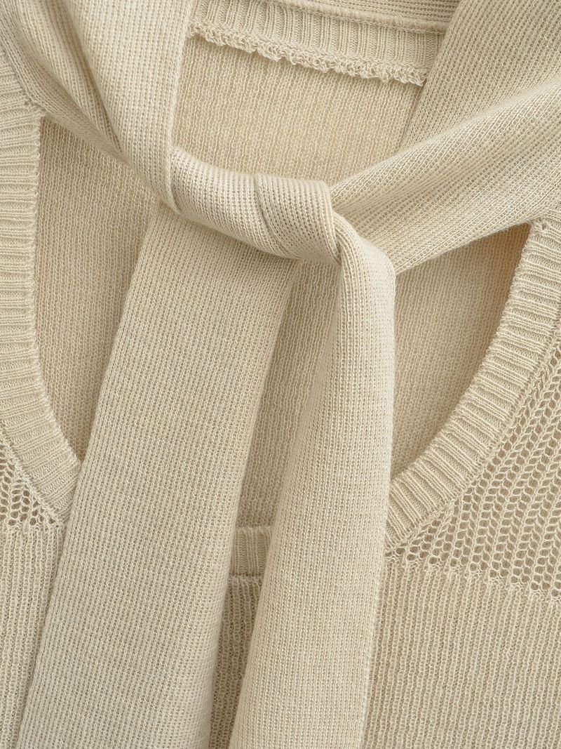 Selene Sheer Rib Scarf Knit