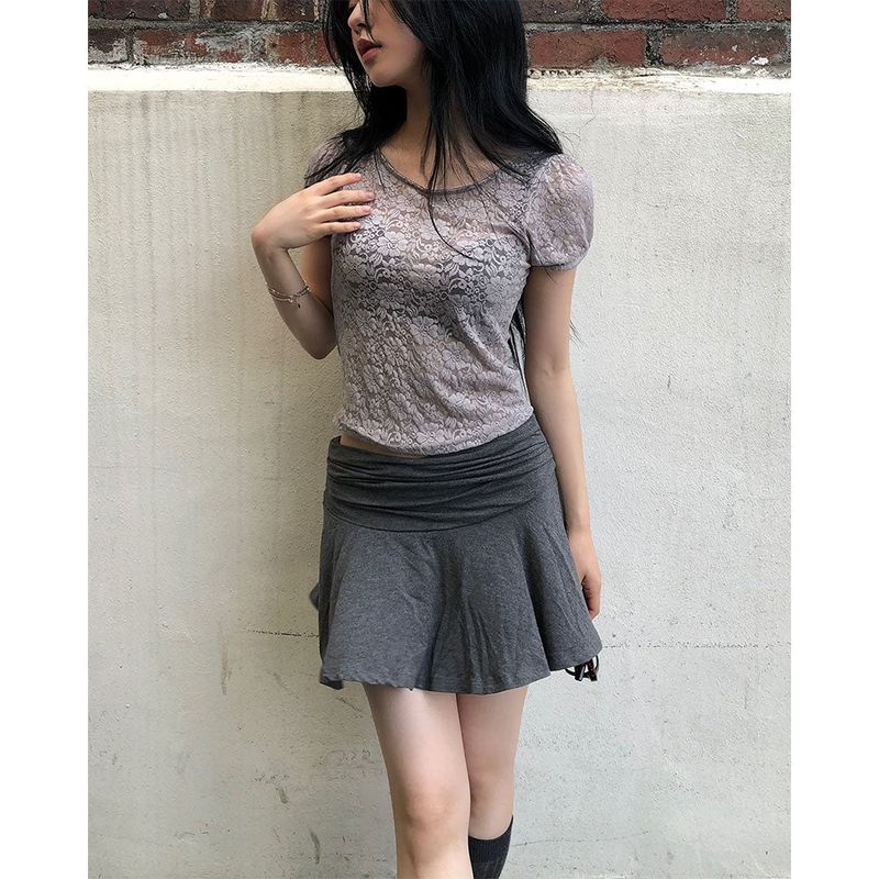 Posy Lace Puff T