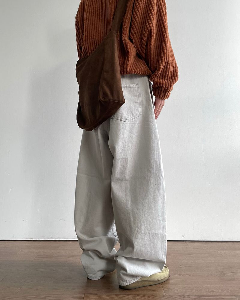 Gent Double Knee Curved Pants