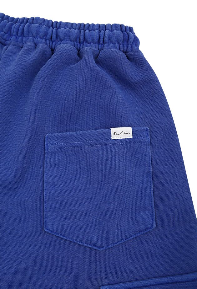 Blue pigment pocket bermuda pants