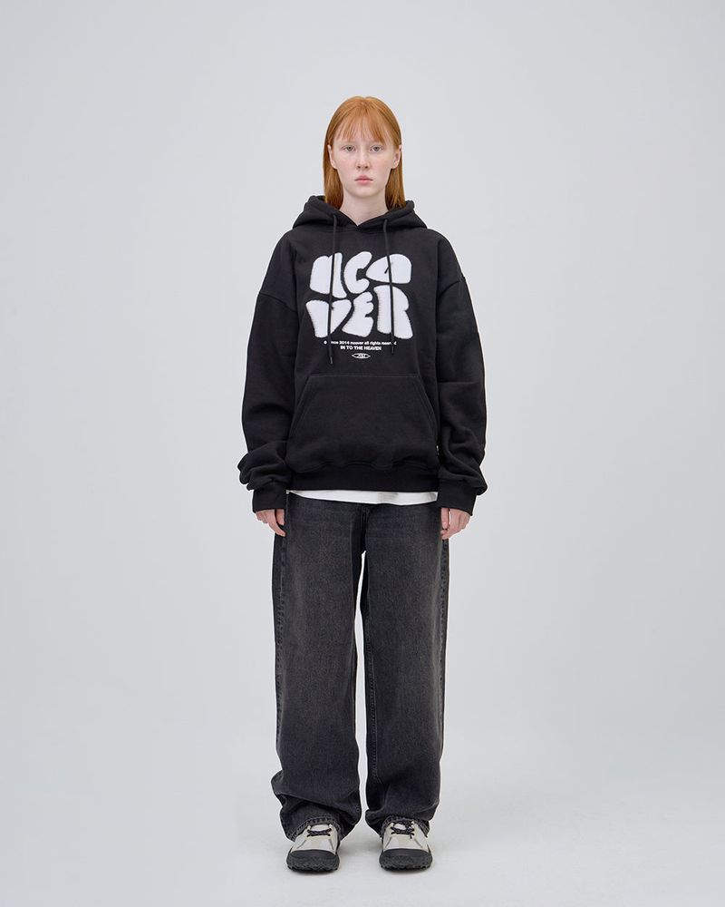 POINTAGE LOGO HOODIE - BLACK