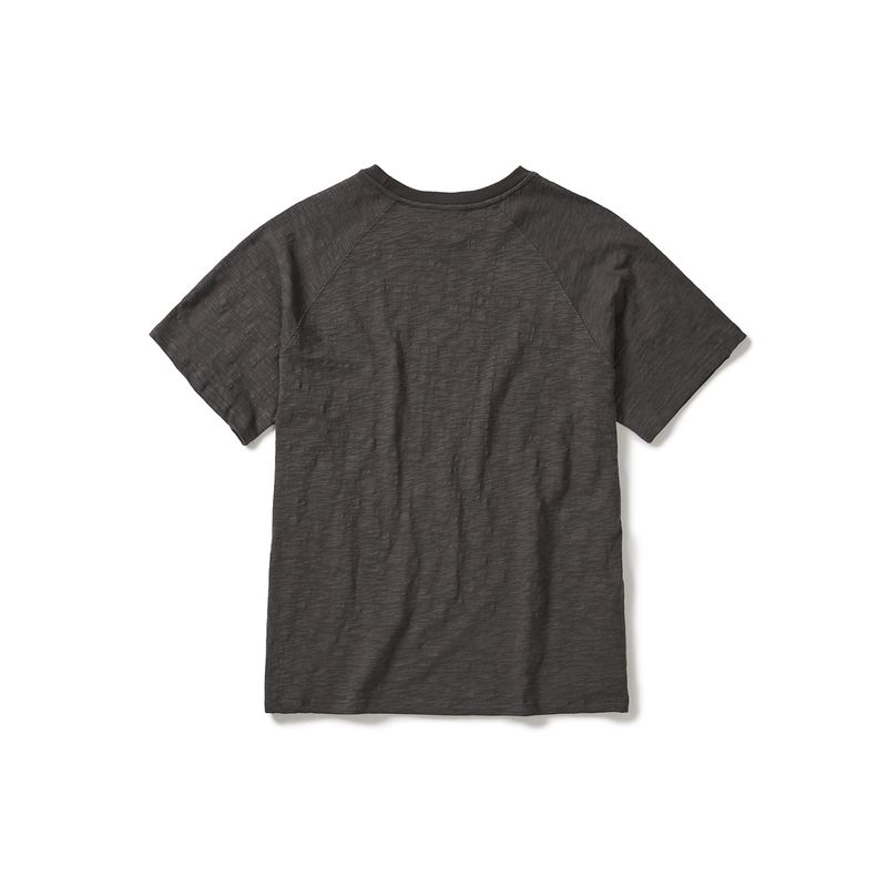 Crease half T-shirts / Charcoal