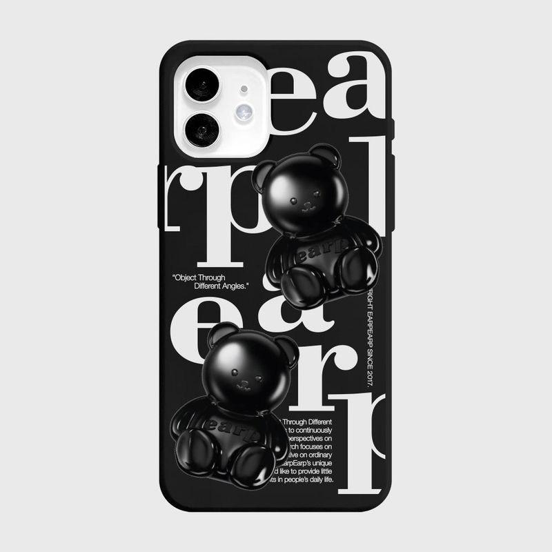 EARPEARP（アプアプ）の「ベイビーコビーオブジェクト-BLACK(COLOR JELLY CASE)（スマホグッズ/小物）」