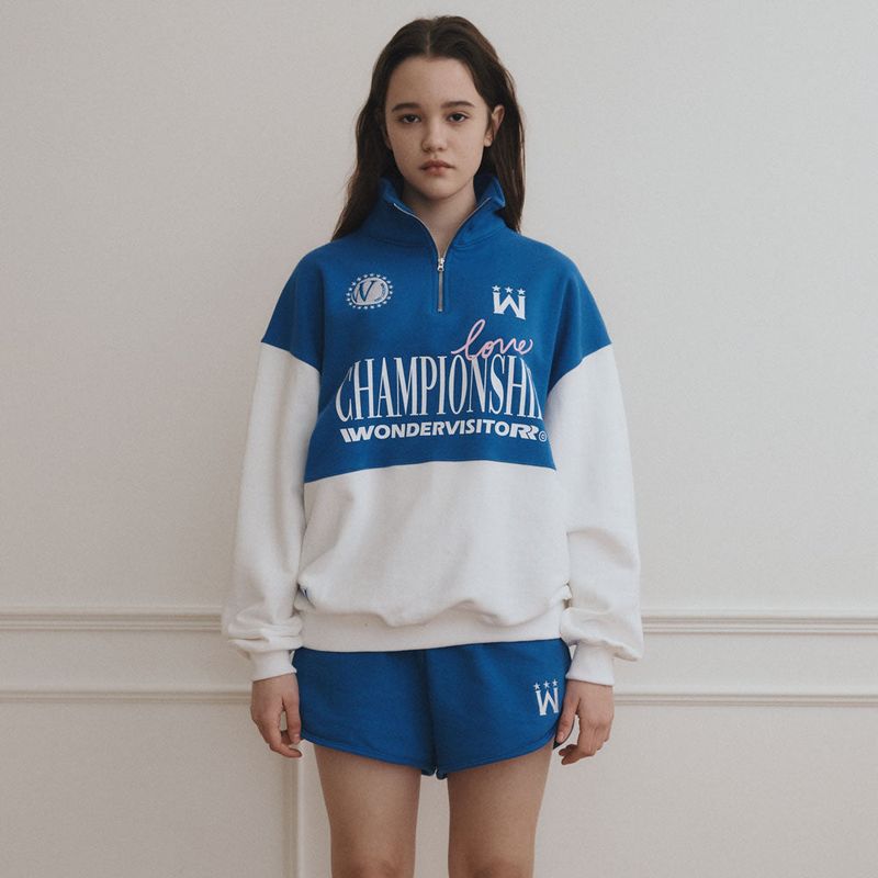 Sporty Half Zip-up [2 Color]