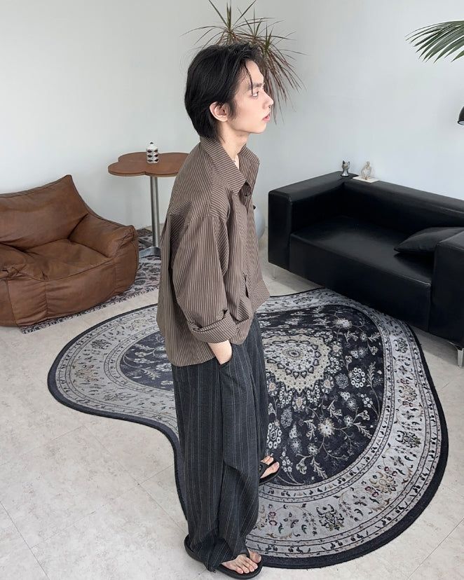 Meden Striped Cotton Shirt